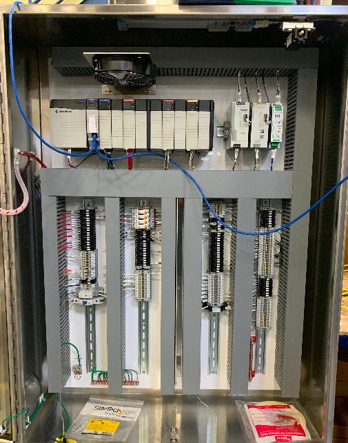 PLC Control Panel for a Water Treatment Facility - Keltour